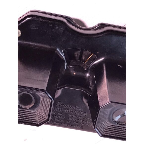 Antq  Sawyer's Retro View Master Black Viewer USA Portland OR 1950s Vtg toys - Picture 2 of 16